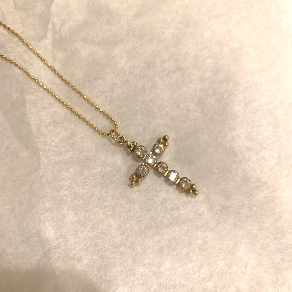 Madonna Cross Necklace